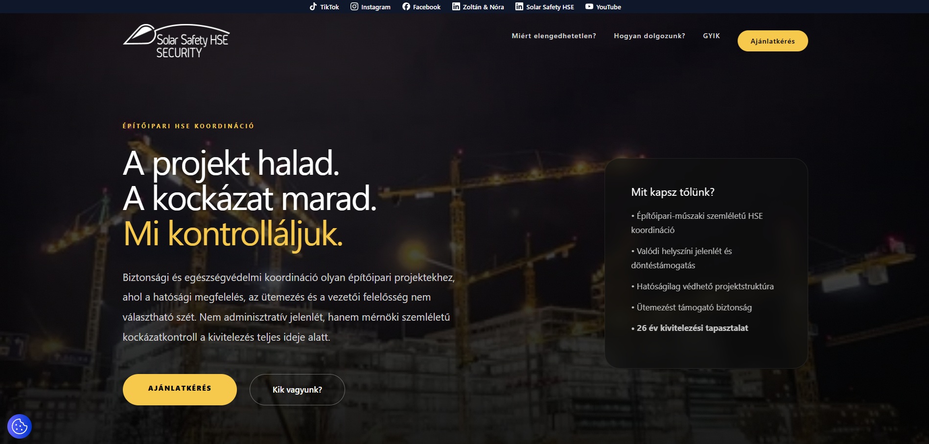 HSE Koordinátor — referenciamunka